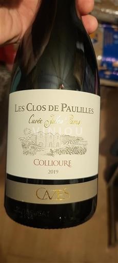 Roussillon Collioure Les Clos de Paulilles Jules Pams 2019