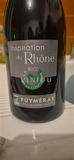 Rhônen laakso Määrittelemätön Le Bio de la Comtadine Inspiration du Rhône 2018