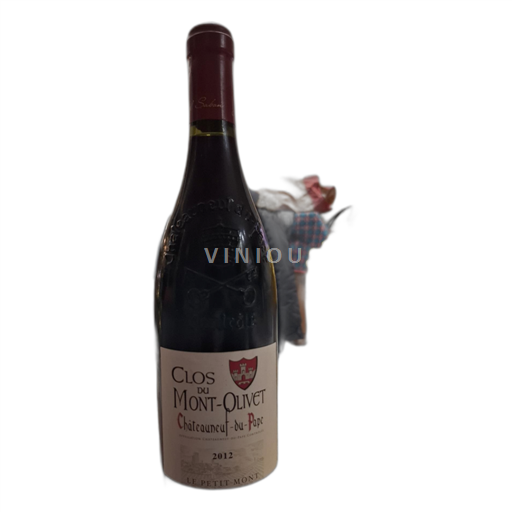 Rhônen laakso Châteauneuf-du-Pape Clos du Mont-Olivet Le Petit Mont 2012