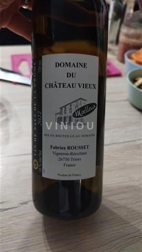 Wines Blanc moelleux Domaine Château Vieux 2022 France Alps and Rhone Valley Drôme IGP