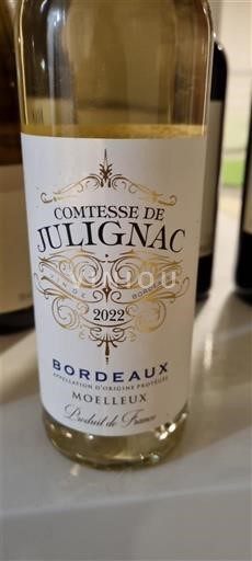 Bordeaux Không được chỉ định Comtesse de Julignac 2022