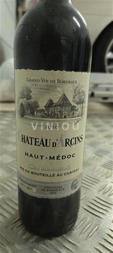 Bordeaux Haut-Médoc Cru Bourgeois Château Arcins 2010