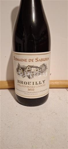 Beaujolais Brouilly Domaine Saburin 2022