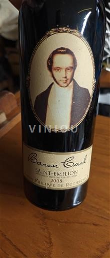 Bordeaux Saint-Émilion Baron Carl 2008