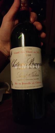 Bordeaux Saint-Julien Grand Cru Château Branaire-Ducru 1996
