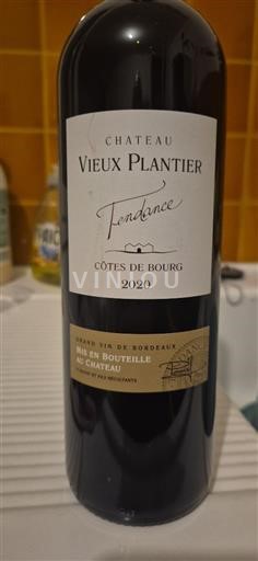 Burdeos Côtes-de-bourg Château Vieux Plantier Tendance 2020