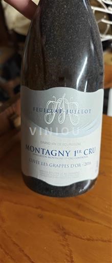 Bourgondië Montagny Premier Cru Feuillat-Juillot Les Grappe d'Or 2016
