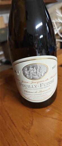 Borgoña Pouilly-fuissé Château Beauregard Jean Jacques de Boissieu 2022