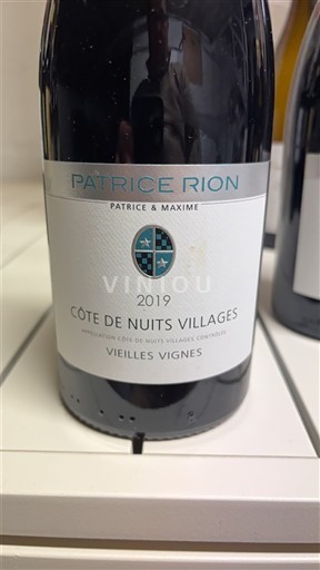 Burgundija Côte de Nuits Villages Domaine Patrice Rion Vieilles Vignes 2019