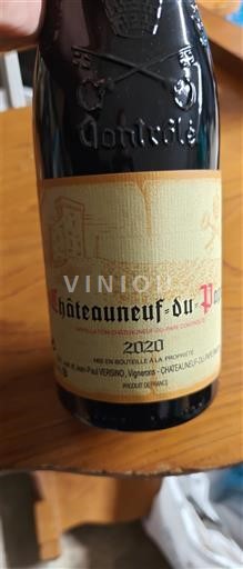 Valle del Ródano Châteauneuf-du-Pape. Paul Versino 2020