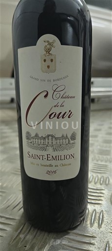 Burdeos Saint-Émilion Château La Cour 2016