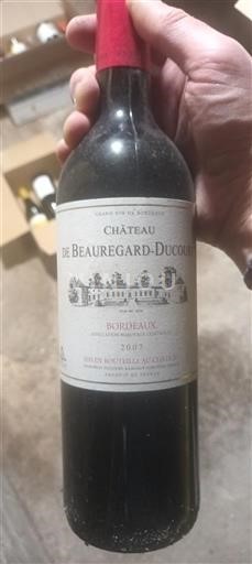 Bordeaux Château Beauregard-Ducourt 2007