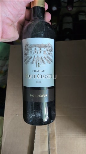 Bordeaux Château Haut Closet 2018