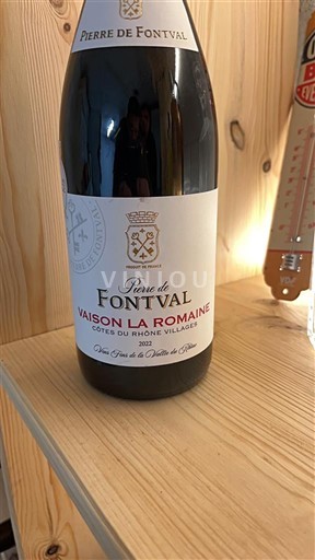 Rhône Valley Côtes du Rhône Villages Pierre de Fontval Vaison la Romaine 2022