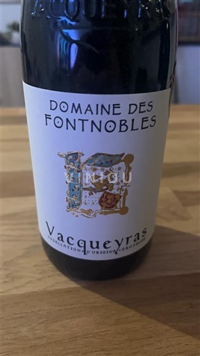 Rhônen laakso Vacqueyras Domaine S Fontnobles 2023