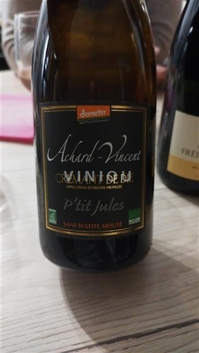 Vallée du Rhône Crémant-de-die Achard-Vincent P'tit Jules Non Millésimé