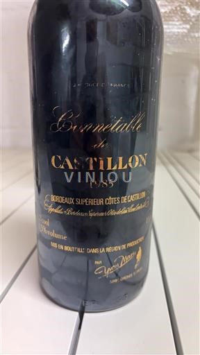 Bordeaux Not Specified Brunetelle de Castillon 1985