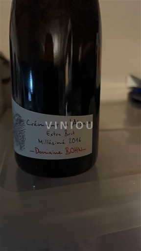Alsace Crémant d'Alsace Domaine Bohn 2016