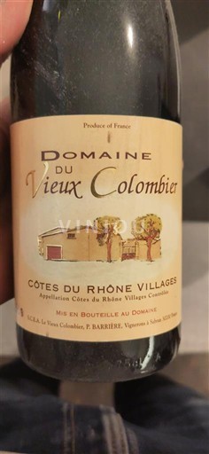 Rhônedalen Côtes-du-Rhône-Villages Domaine Vieux Colombier 2008