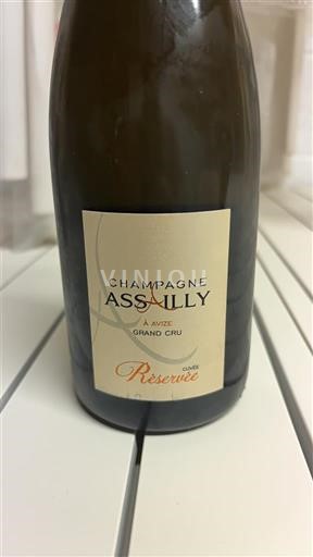 Šumivá vína Blanc brut Réserve Assailly Non millésimé Francie Champagne Šampanské AOC Grand Cru