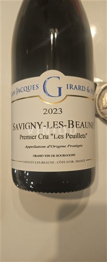 Burgundi Savigny-lès-Beaune Premier Cru Jean-Jacques Girard Premier Cru Les Peuillets 2023