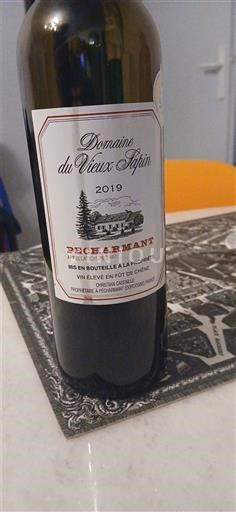 Sudoeste Pécharmant Domaine Vieux Sapin 2019