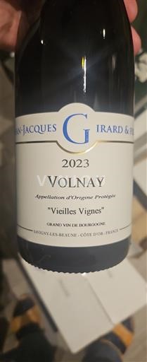 Burgundsko Volnay Jean-Jacques Girard & Fils Vieilles Vignes 2023