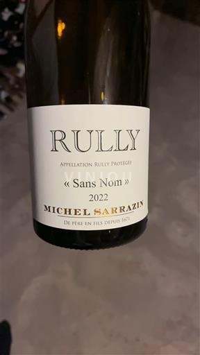 Burgundi Rully Michel Sarrazin Sans Nom 2022