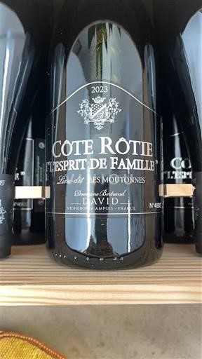Rhône Valley Côte-Rôtie Domaine Bertrand David L'Esprit de Famille - Les Moutonnes 2023