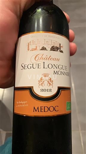 Bordeaux Médoc Château Ségue Longue Monnier 2012