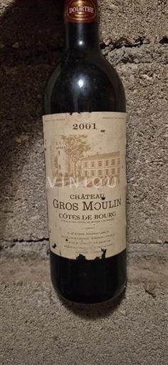 Bordeaux Côtes-de-bourg Château Gros Moulin 2001