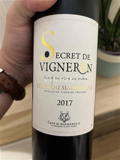 Südwestfrankreich Côtes-du-Marmandais Cave du Marmandais Secret de Vigneron 2017