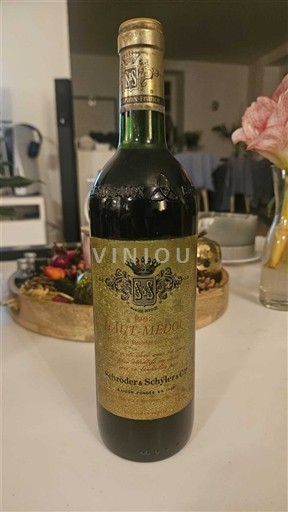 Bordeaux Haut-Médoc Schröder & Schÿler 1982