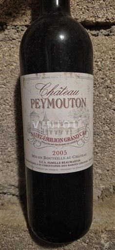 Bordeaux Saint-Émilion Grand Cru Château Peymouton 2005