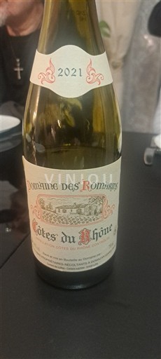 Vallée du Rhône Côtes-du-rhône Domaine S Romarins 2021