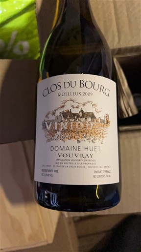 Vale do Loire Vouvray Domaine Huet Clos du Bourg Moelleux 2009