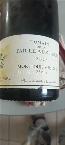 Vallée de la Loire Montlouis-sur-loire Domaine La Taille aux Loups Remus 2023