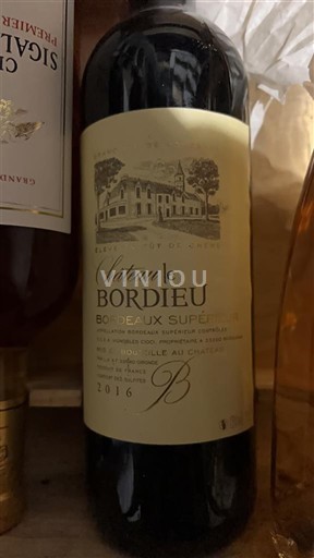Bordéus Bordeaux Superior Château Le Bordieu 2016