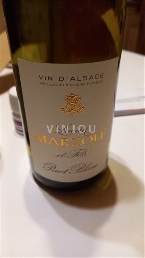 Wines Blanc sec Pinot Blanc Lucien Marzolf et Fils Non millésimé France Alsace Vin de France