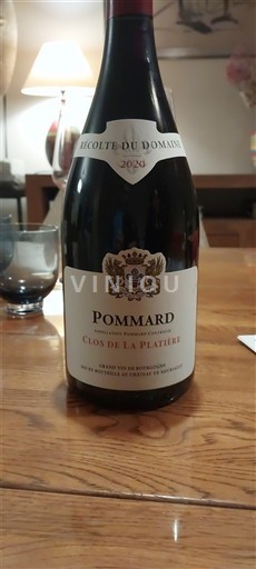 Burgundy Pommard Château Meursault Clos de la Platière 2020