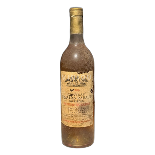 Bordeaux Sauternes Château Sigalas Rabaud 1986