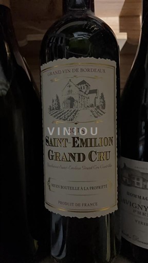 Bordeaux Saint-Émilion Grand Cru Bourdeau 2015