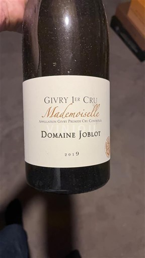 Bourgogne Givry Premier Cru Domaine Joblot Mademoiselle 2019