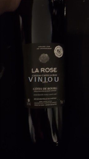 Burdeos Côtes-de-bourg Château Castelet La Rose La Rose 2019