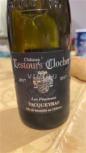 Rhône-dalen Vacqueyras Château Lestour's Clocher Les Pénitents 2017