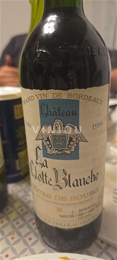 Burdeos Côtes-de-bourg Château La Hotte Blanche 1999