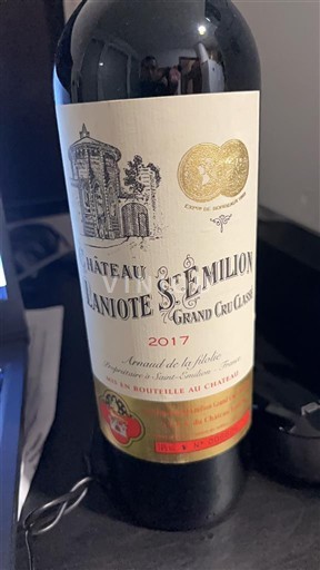 Burdeos Saint-Émilion Gran Cru Grand Cru Classé Château Laniote 2017