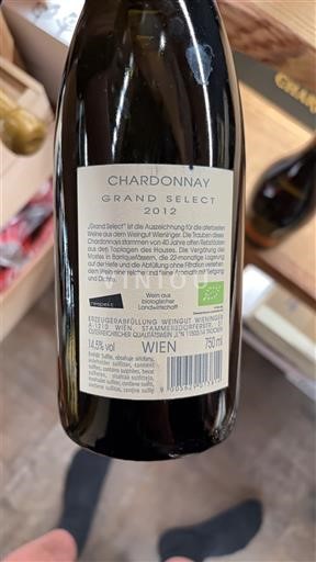 Wien. Nicht spezifiziert Weingut Wieninger Grand Select 2012