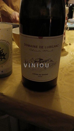 Thung lũng Rhône Côtes-du-rhône Domaine Lubilhac Claude Merle 2022