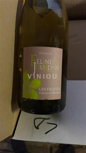 Languedoc và Roussillon Coteaux de Béziers Domaine Félines Jourdan Les Fruités 2019